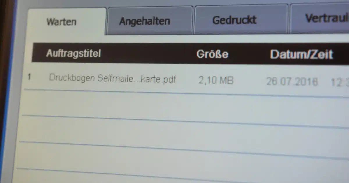 Digitaldruck auf schnellen und zuverlässigen Xerox-Systemen Digitaldruck für Printmailings, Selfmailer und Postkarten