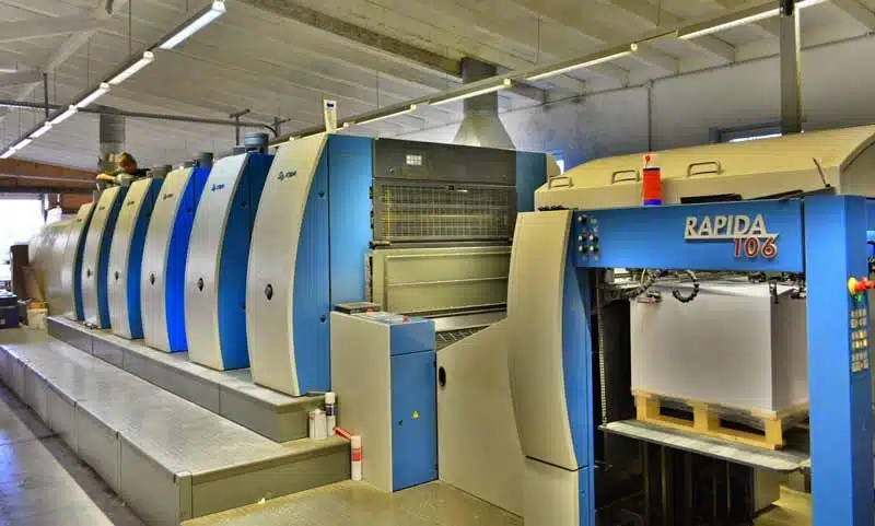 offsetdruck-kba-druckmaschine Offsetdruckmaschine KBA für mittlere bis große Auflagen