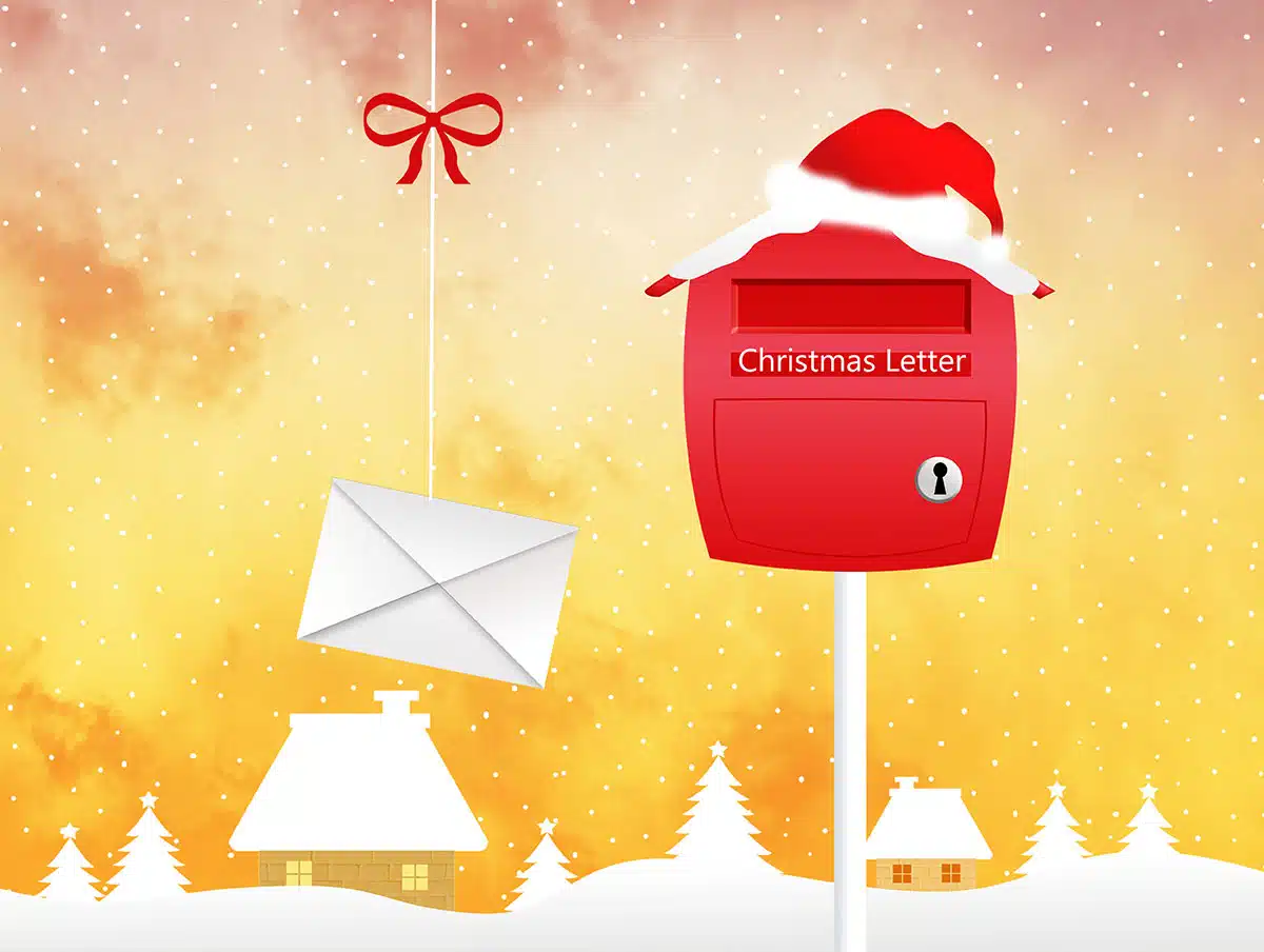 weihnachten_briefe_versenden Der Briefkasten wartet auf die Weihnachtsbriefe