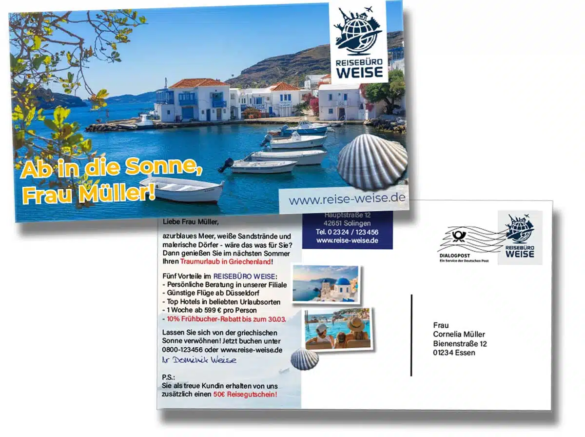 Maxi-postkarte-235-125mm-karte-beidseitige-personalisierung Unser Highlight: Die beidseitige Personalisierung auf einer Maxi Postkarte