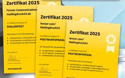 Lettershop mit Postzertifizierung
